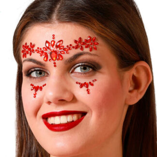 Brilhantes Faciais Autocolantes