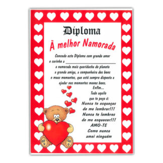 Diploma Melhor Namorada