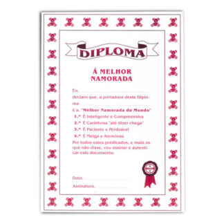 Diploma Melhor Namorada