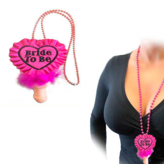 Colar "Bride to Be" com Penis