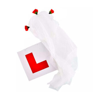 Bandolete com Véu e Placa "L"