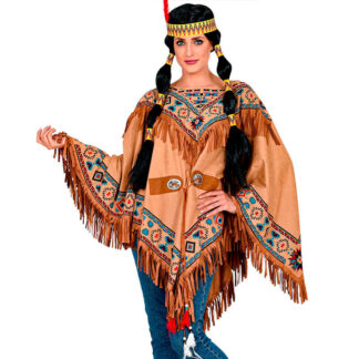 Poncho India com Franja