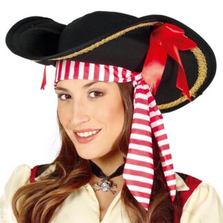 Chapéu Pirata com Laço