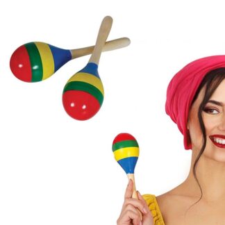 Maraca Multicolor Madeira 20cm