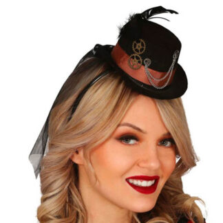 Bandolete Mini Chapéu Steampunk