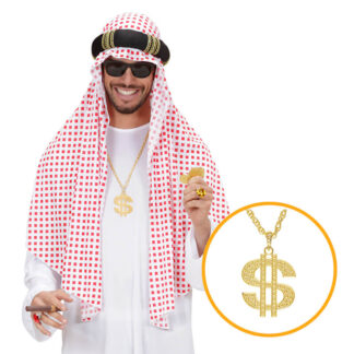 Colar Dólar Dourado