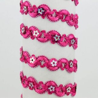 Grega Seda Lantejoula Flor