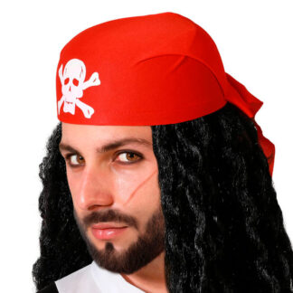 Chapéu Pirata Vermelho