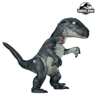 Fato Velociraptor Insuflável Adulto
