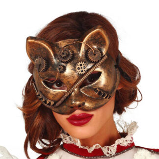 Máscara Gato Steampunk