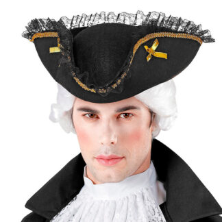 Chapéu com Renda Preto