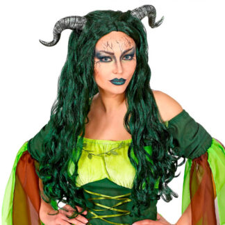 Peruca Bruxa Bosque Verde