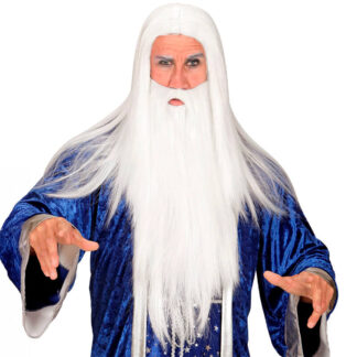 Peruca e Barba Mago