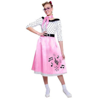 Fato Anos 50 Rosa