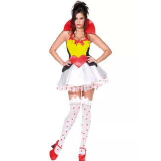 Fato Rainha Copas Sexy