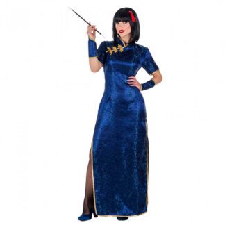 Fato Chinesa Dragão Azul