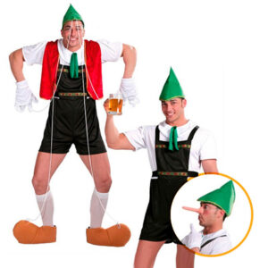 Fato 2 em 1 Marioneta.Tirolês