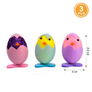 3 Ovos Páscoa com Pintainho