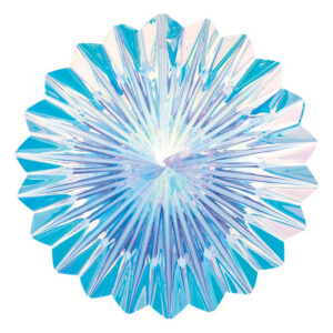 Leque Round Iridescente 30cm