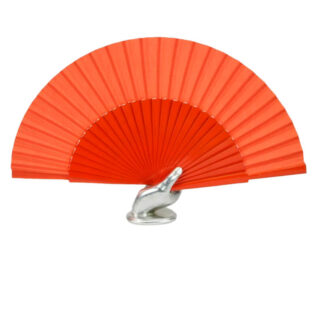 Leque Madeira Laranja