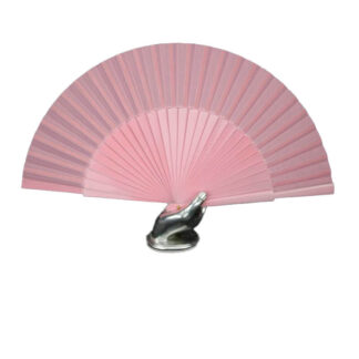 Leque Madeira Rosa Claro