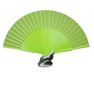 Leque Madeira Verde Claro
