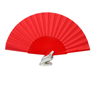 Leque Madeira Vermelho