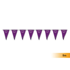 Fita Bandeirolas 5m Roxo