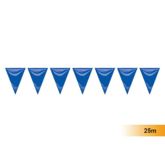 Fita Bandeirolas 25m Azul