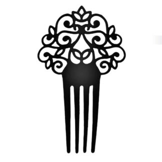 Peineta Sevilhana Preta 14cm