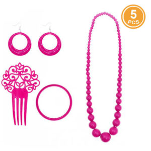 Conj. Sevilhana Rosa 4pcs