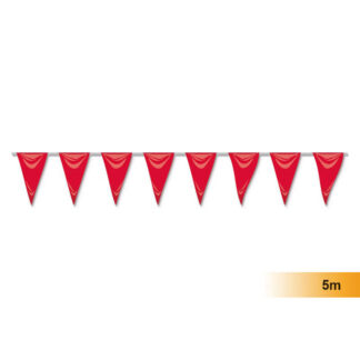 Fita Bandeirolas 5m Vermelho