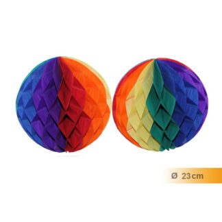 Balão Papel 23cm Multicolor