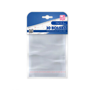 30 Sacos Fecho Adesivo Transparentes