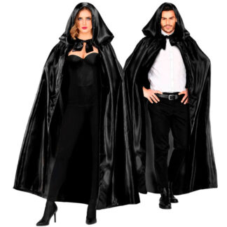 Capa c Capuz 145cm Preto