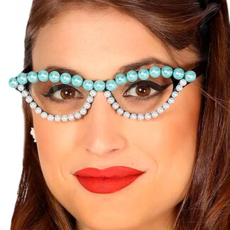 Óculos Anos 50 Pérolas