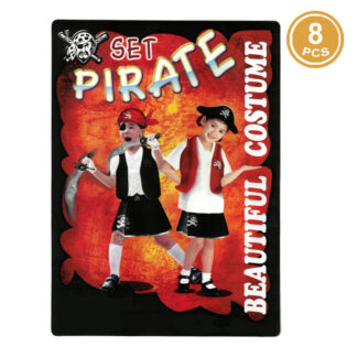 Conjunto Pirata Criança 8pcs