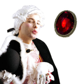 Anel Pedra Vermelho