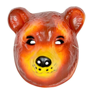 Máscara Urso Plástico