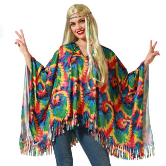 Poncho Hippie com fita
