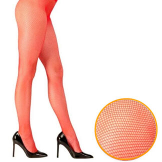 Collants Rede Adulto Vermelho