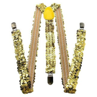 Suspensórios Adulto Dourado