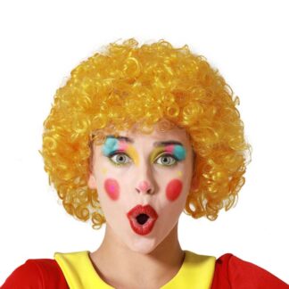Peruca Palhaço Amarelo
