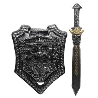 Escudo com Espada Vikings