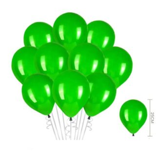 Balões Latex Verde 100 uni