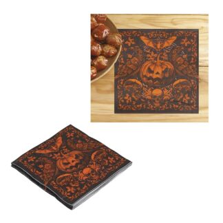 20 Guardanapos Abóbora Gótica