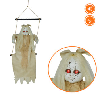 Boneco Menina em Baloiço 75cm