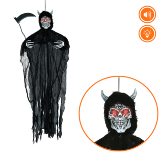 Boneco Demonio com Foice 130cm