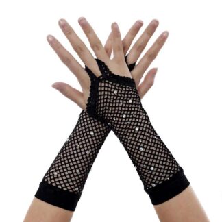 Luvas Rede com Brilhantes