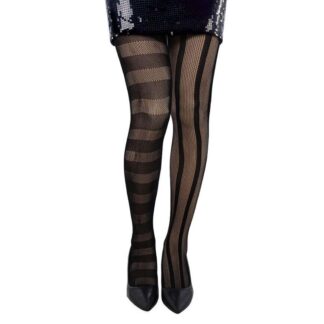 Collants Rede Riscas Adulto